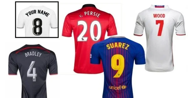 Football Shirt Printing Chesterfield