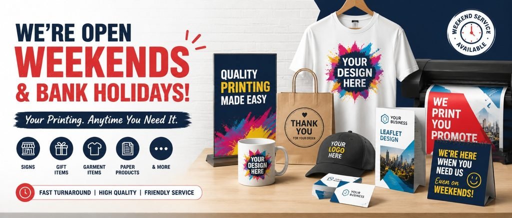 Weekend Printing Service Chesterfield 